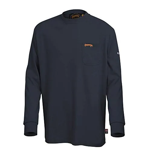Pioneer Flame Resistant Cotton Long Sleeve Safety Work Shirt