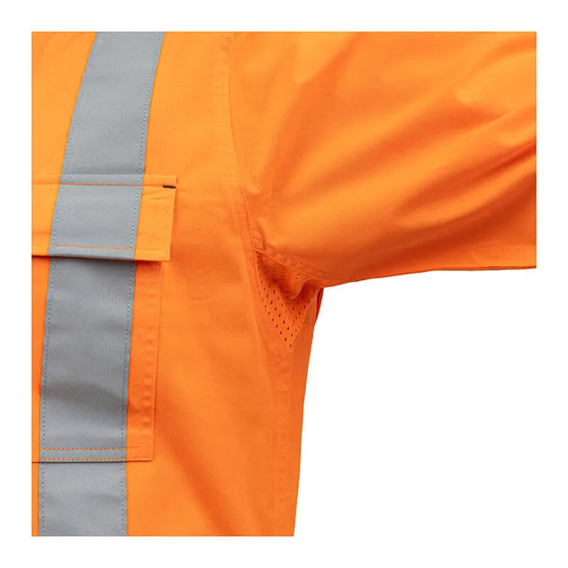 PIP Bisley Vented Work Shirt w/Navy Bottom 312M6367H