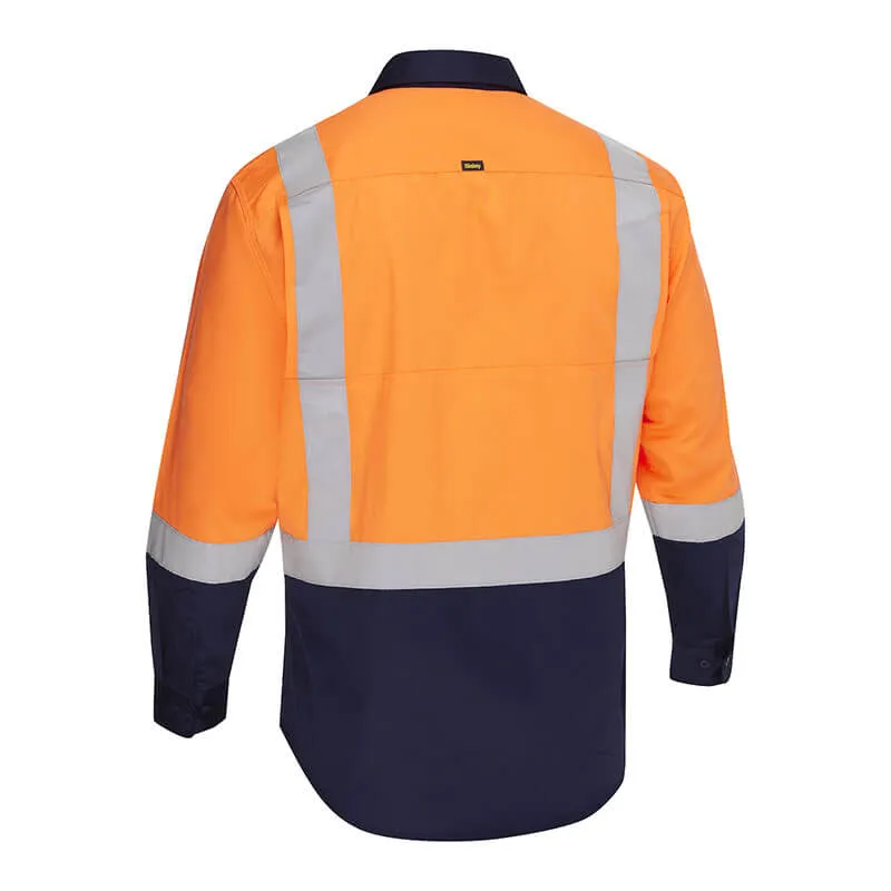PIP Bisley Vented Work Shirt w/Navy Bottom 312M6367H