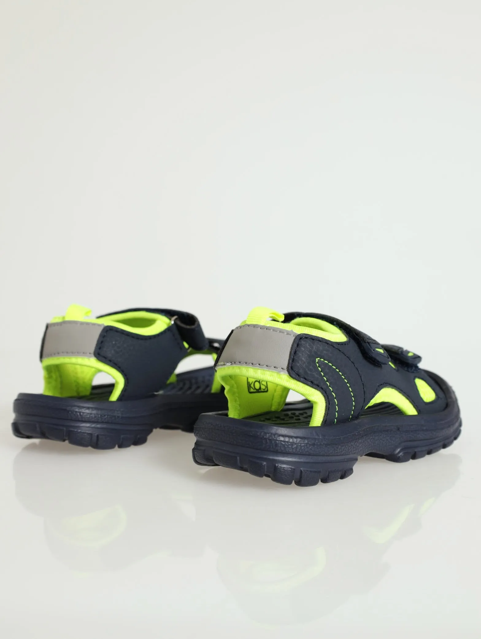 Pre-Boys Double Velcro Adventure Sandal - Navy