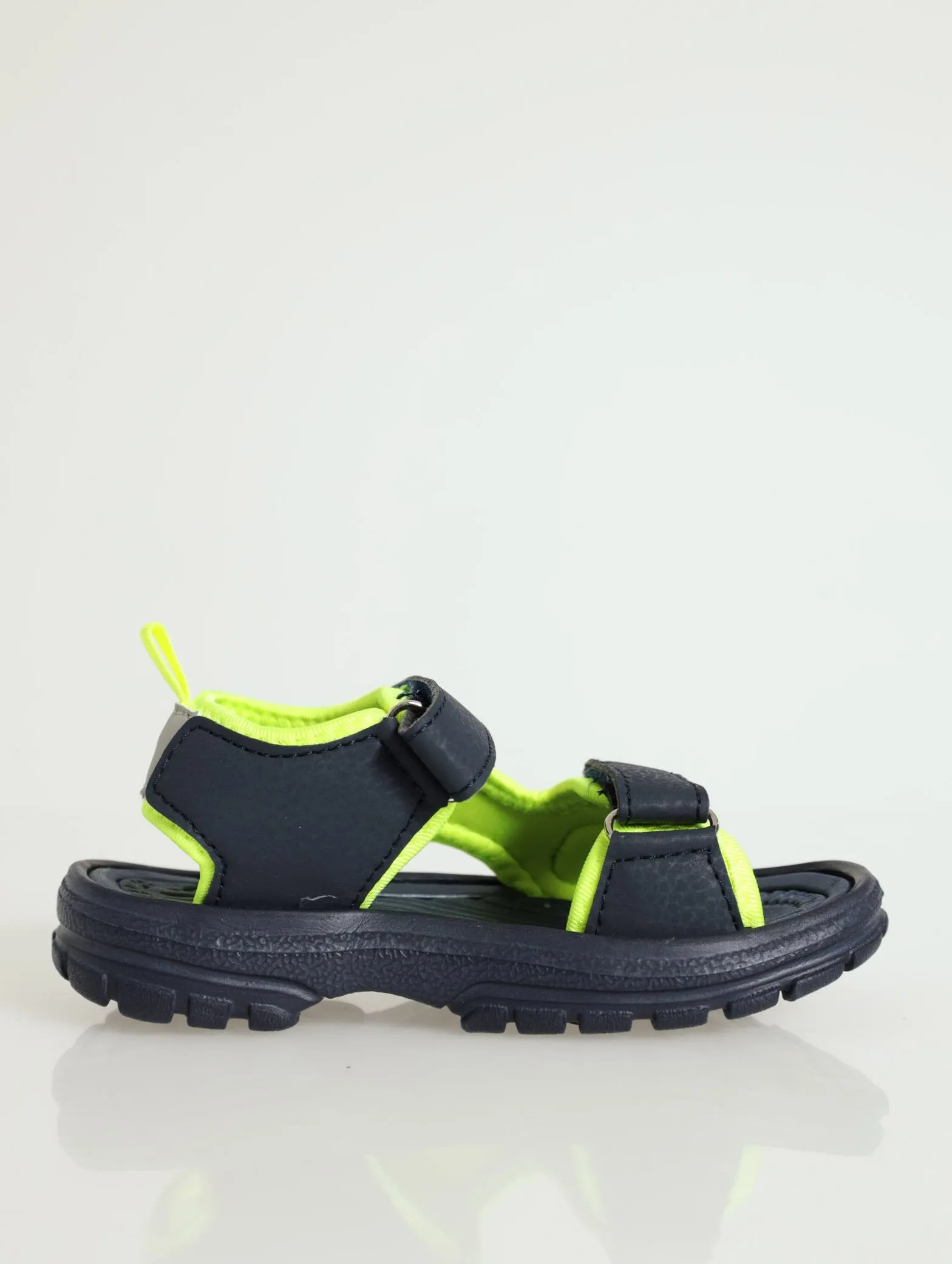 Pre-Boys Double Velcro Adventure Sandal - Navy