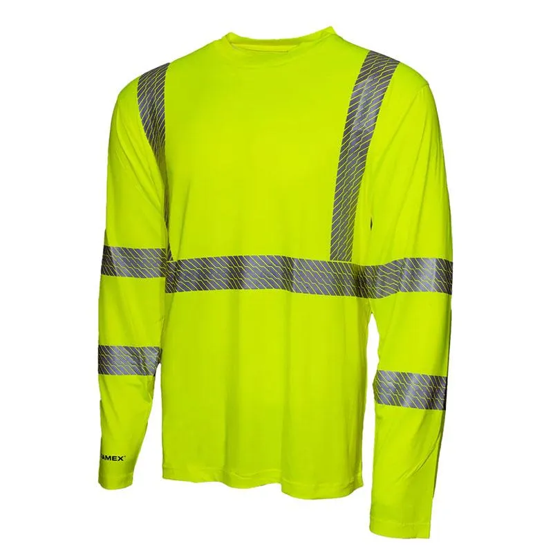 Pyramex Lightweight Long Sleeve Reflective T-Shirt RLP110
