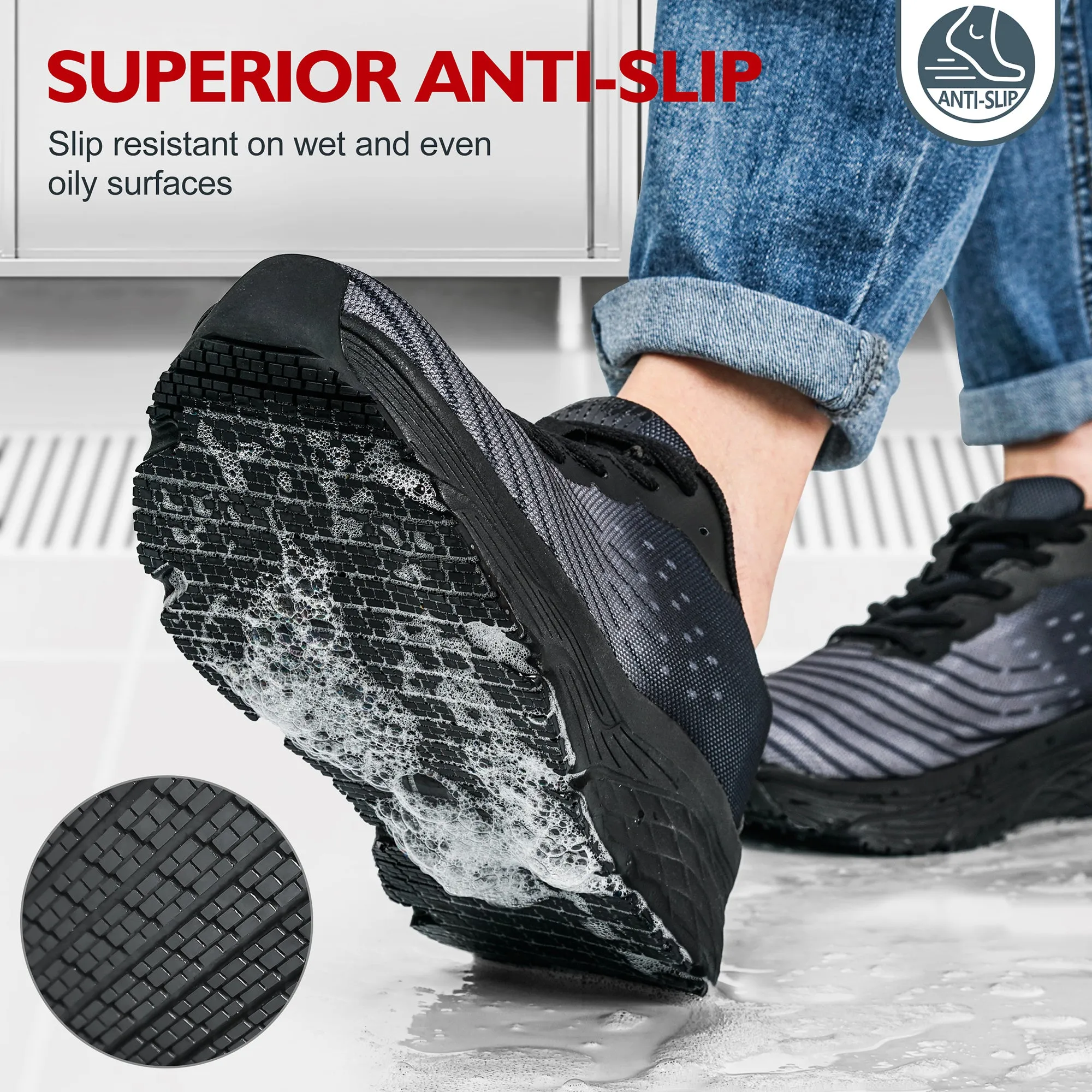 R CORD Work Shoes Women