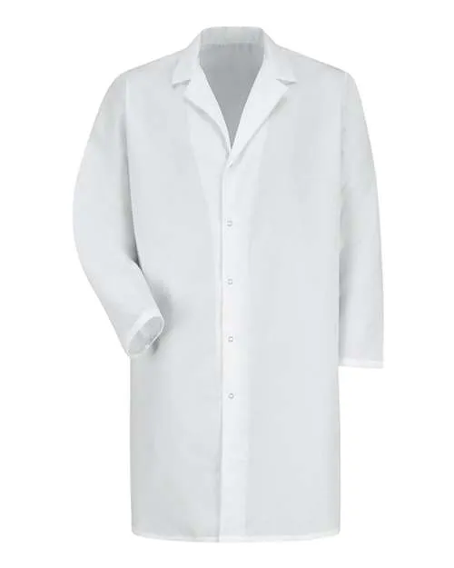 Red Kap Lab Coat with Gripper KP38 Plus Size