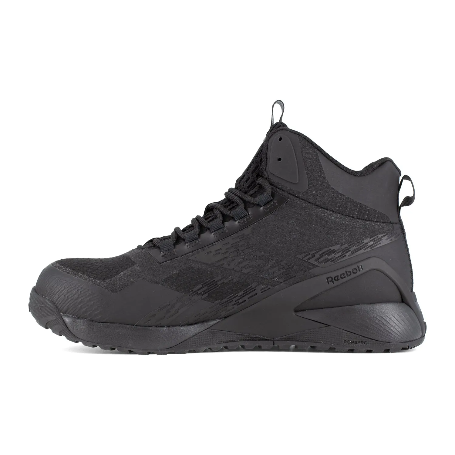 Reebok Womens Nano X1 Adventure Black Mesh CT Athletic Work Boots 10 W