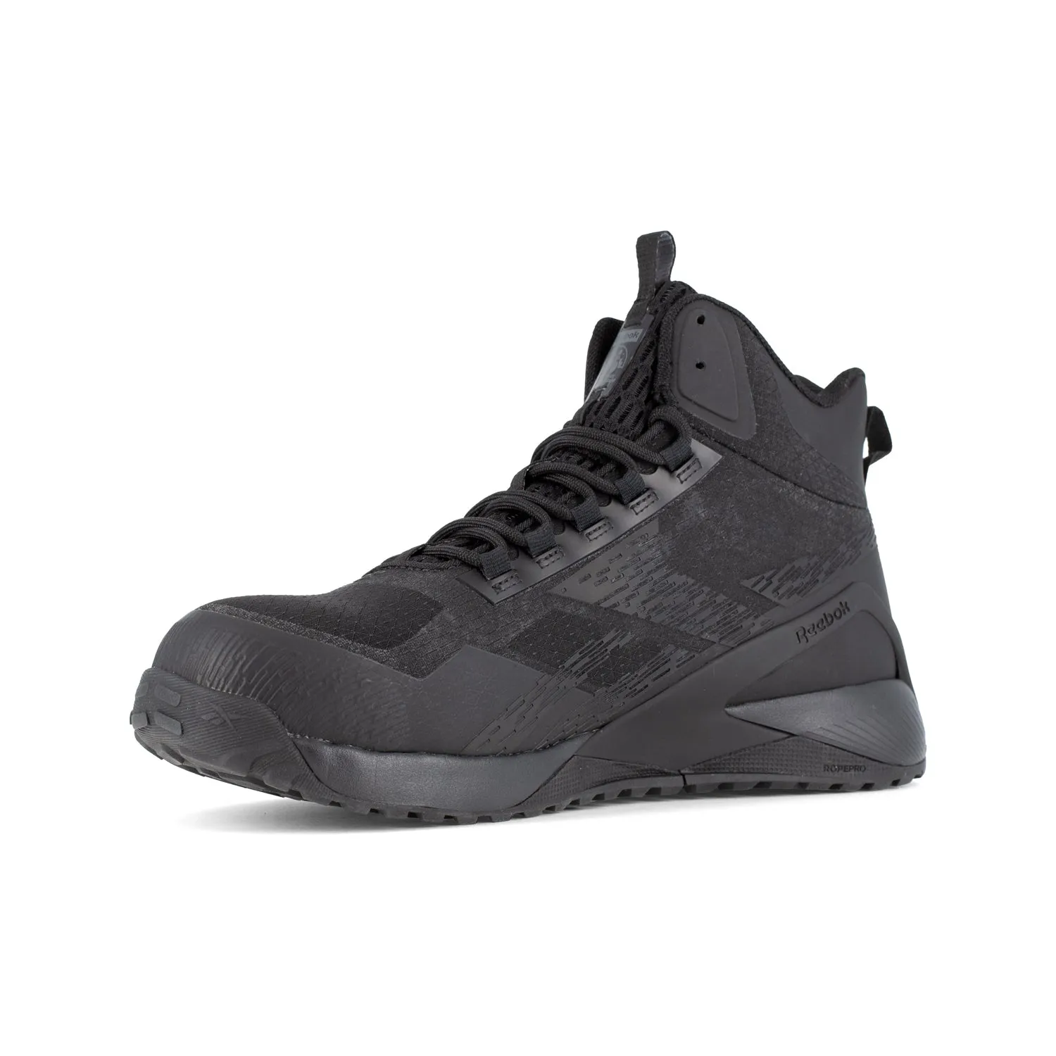 Reebok Womens Nano X1 Adventure Black Mesh CT Athletic Work Boots 10 W