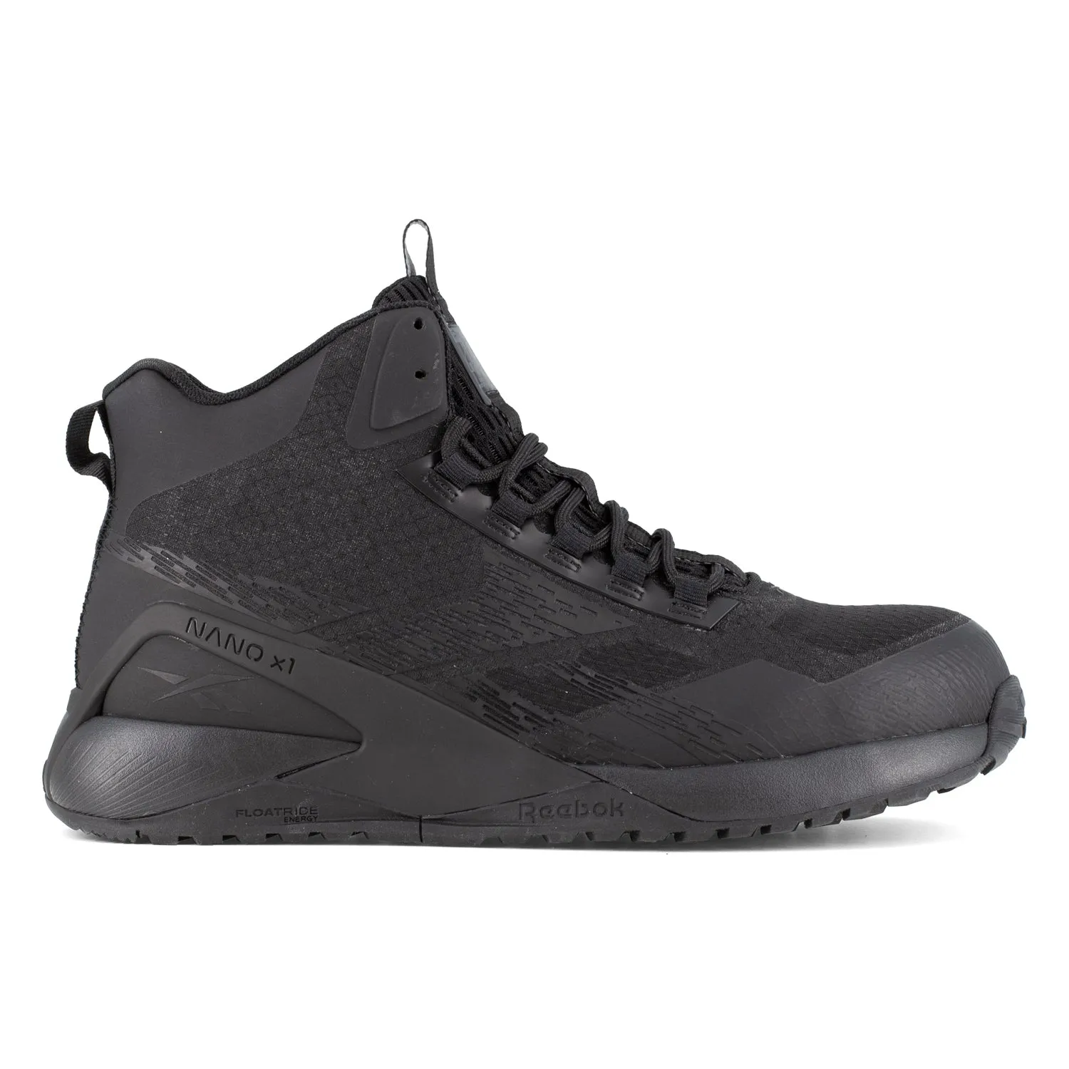 Reebok Womens Nano X1 Adventure Black Mesh CT Athletic Work Boots 10 W