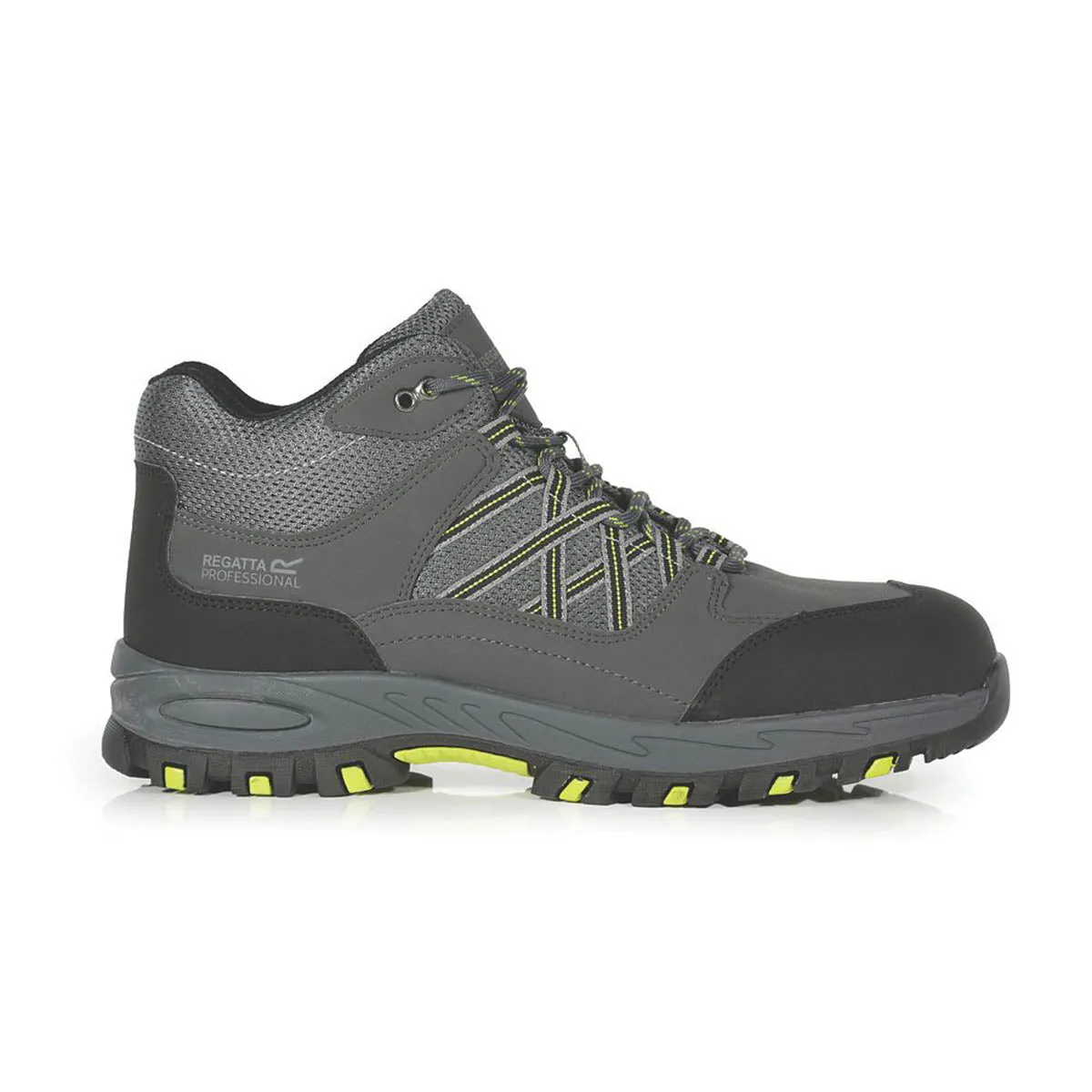 Regatta Safety Boots Unisex Standard Fit Grey Work Shoes Steel Toe Size 7