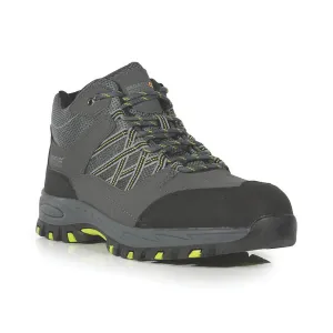 Regatta Safety Boots Unisex Standard Fit Grey Work Shoes Steel Toe Size 7