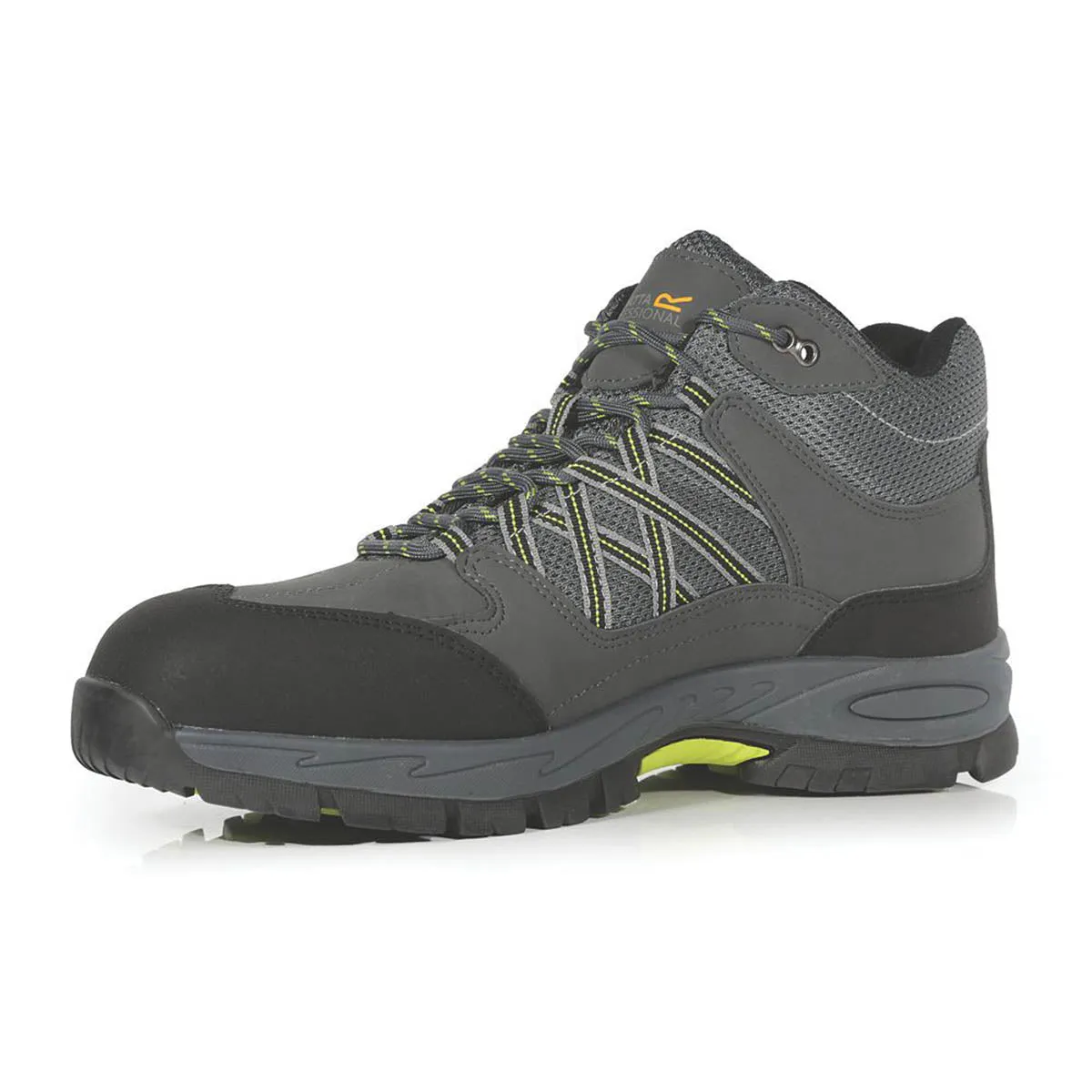 Regatta Safety Boots Unisex Standard Fit Grey Work Shoes Steel Toe Size 7