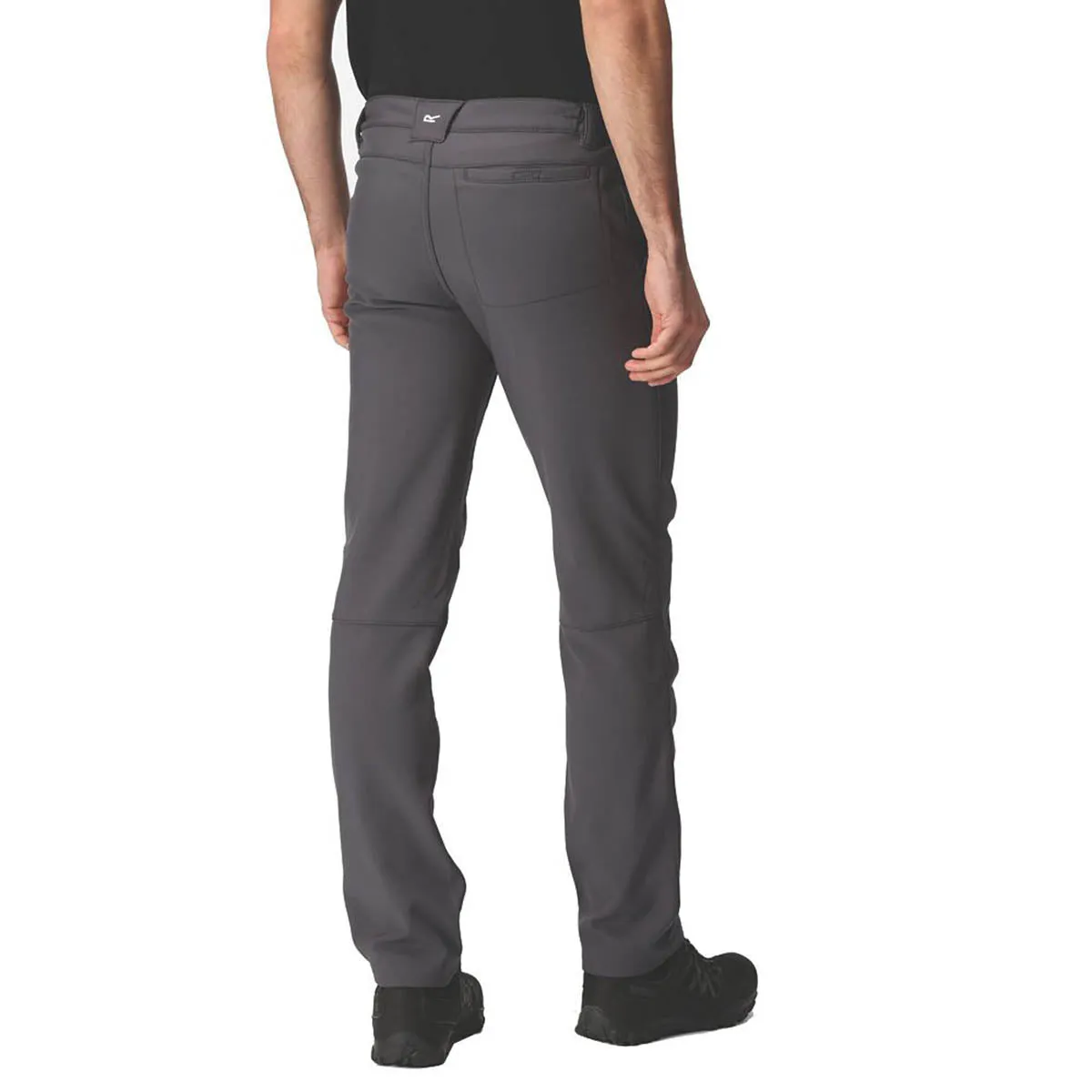 Regatta Work Trousers Mens Straight Leg Grey Stretch Multi Pockets 32"W 32"L