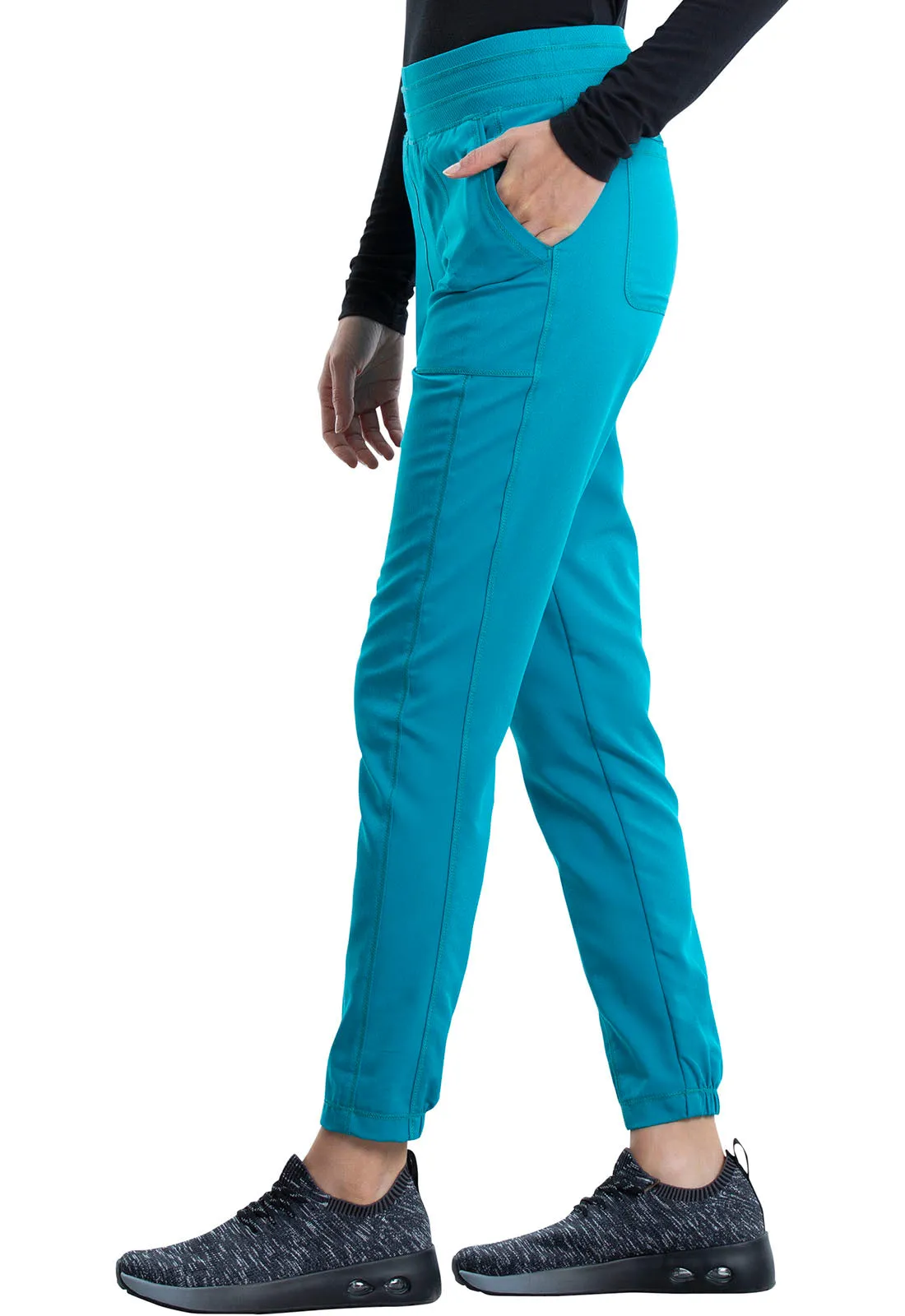 Revolution WW011 Natural Rise Jogger Teal Blue