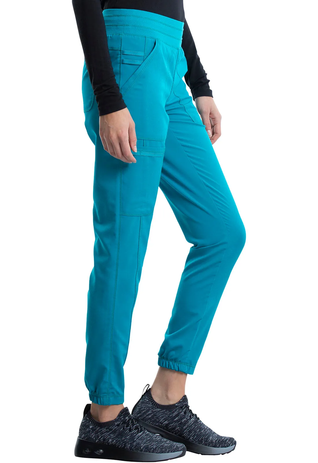Revolution WW011 Natural Rise Jogger Teal Blue
