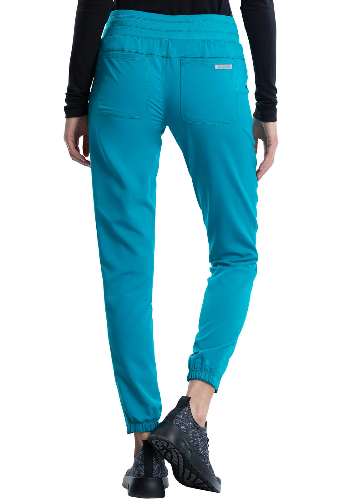 Revolution WW011 Natural Rise Jogger Teal Blue