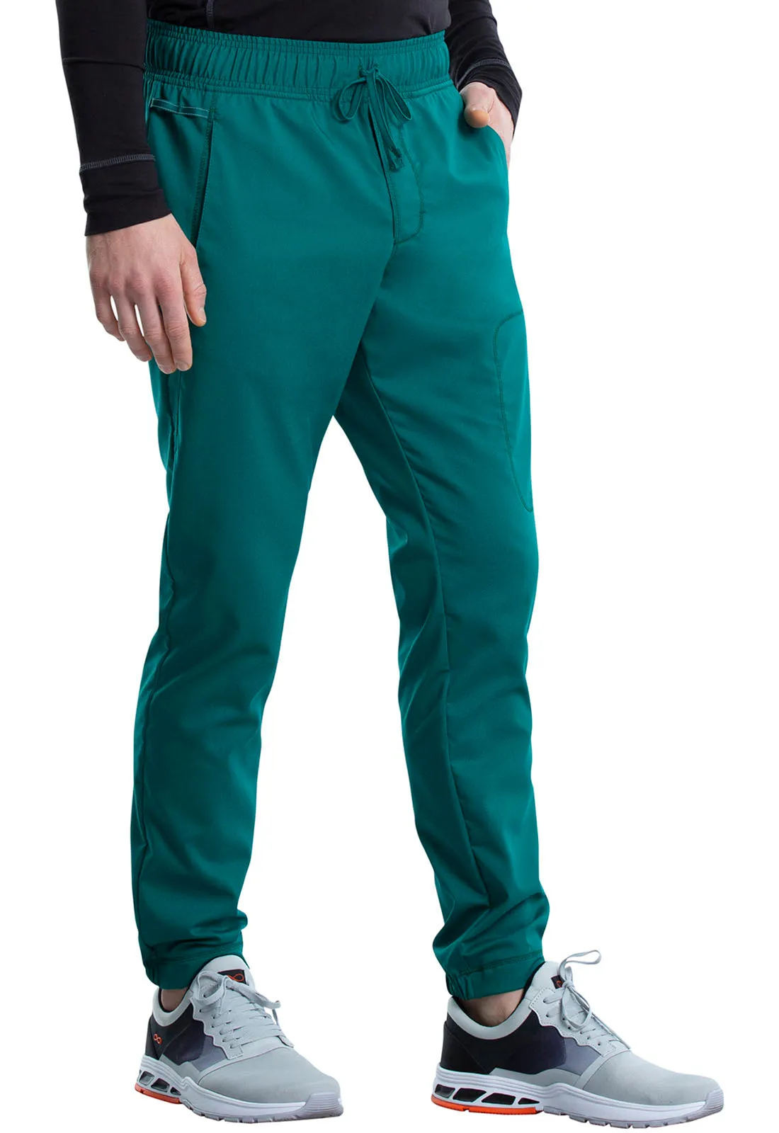 Revolution WW012 Men's Natural Rise Jogger Hunter Green