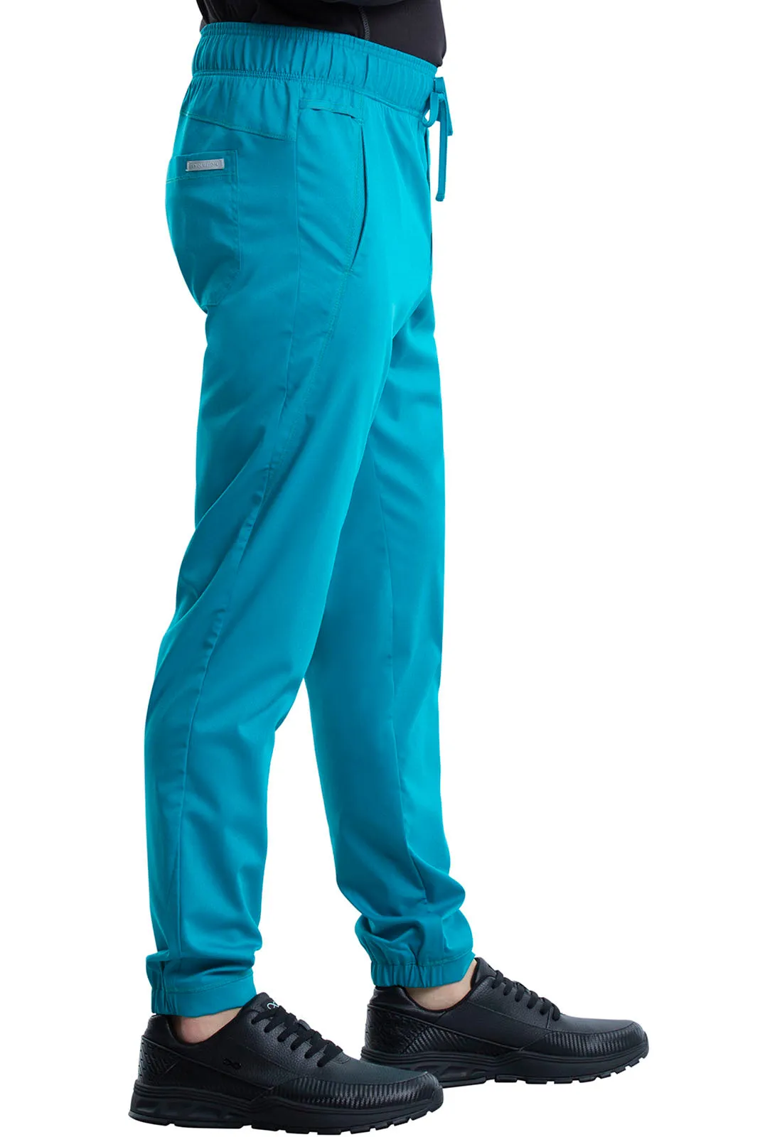 Revolution WW012 Men's Natural Rise Jogger Teal Blue