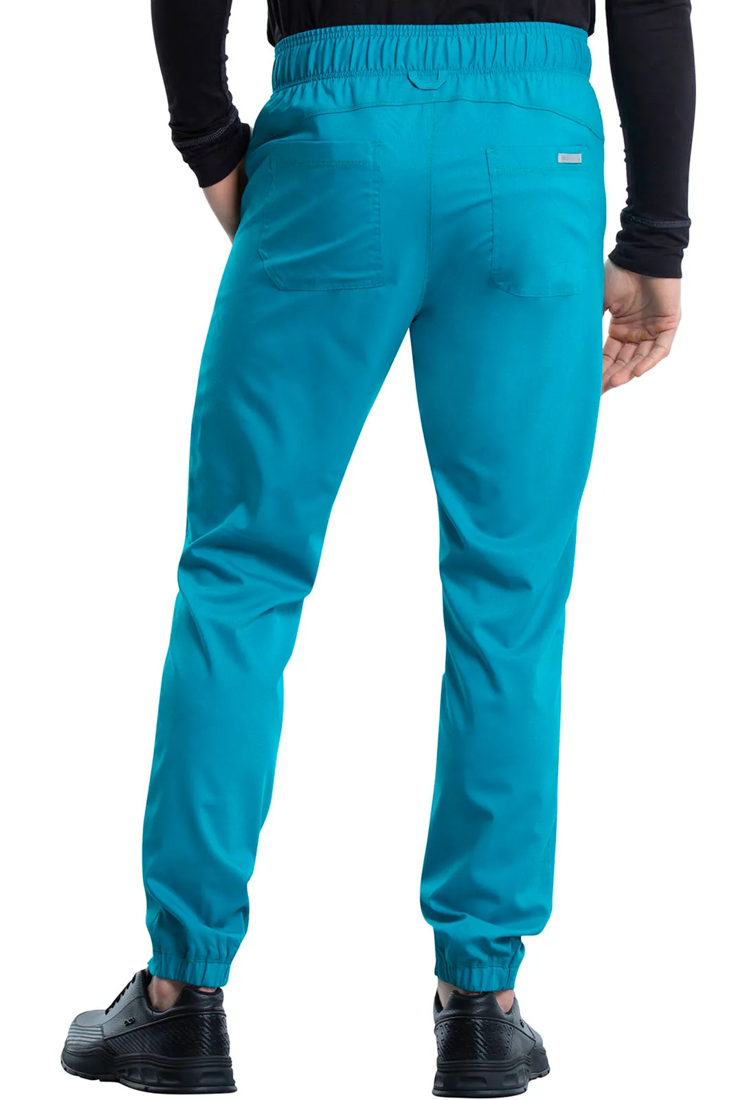 Revolution WW012 Men's Natural Rise Jogger Teal Blue
