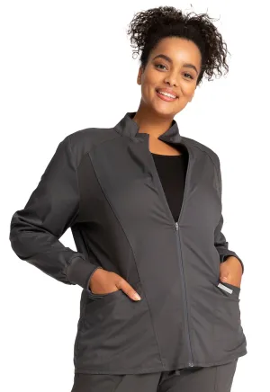 Revolution WW301 Zip Front High-Low Jacket Pewter