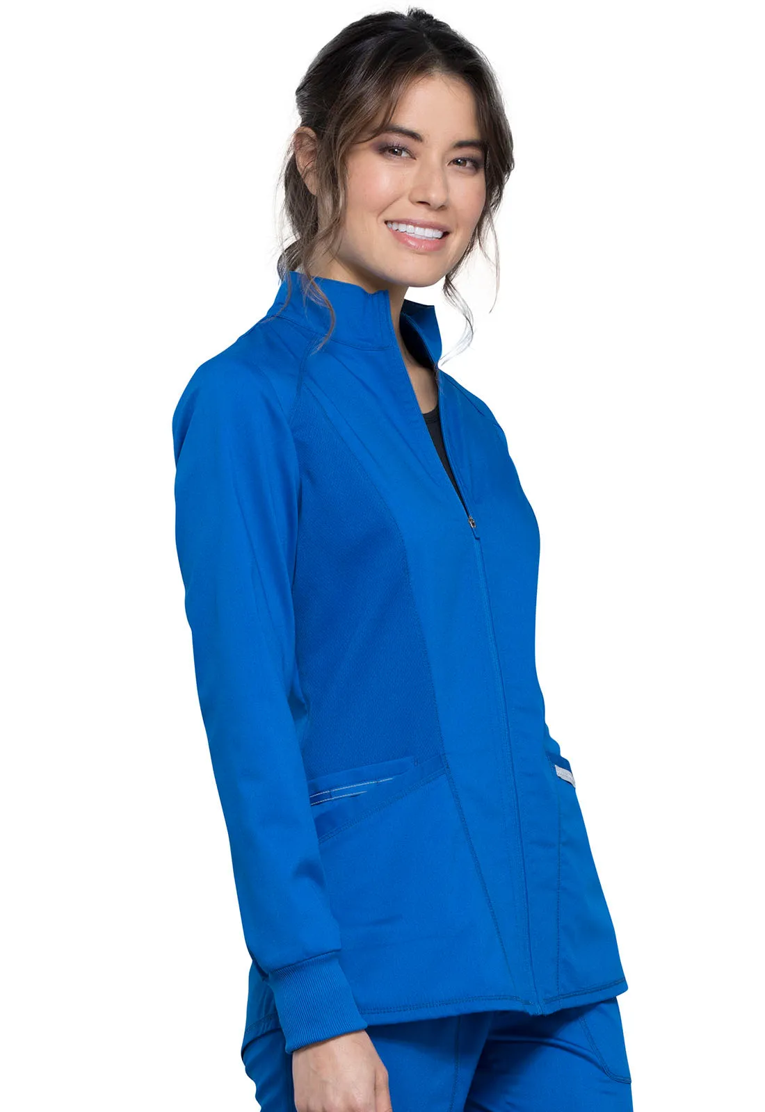 Revolution WW301 Zip Front High-Low Jacket Royal