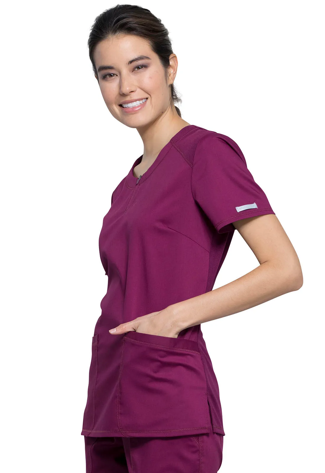 Revolution WW602 Round Neck Top Wine