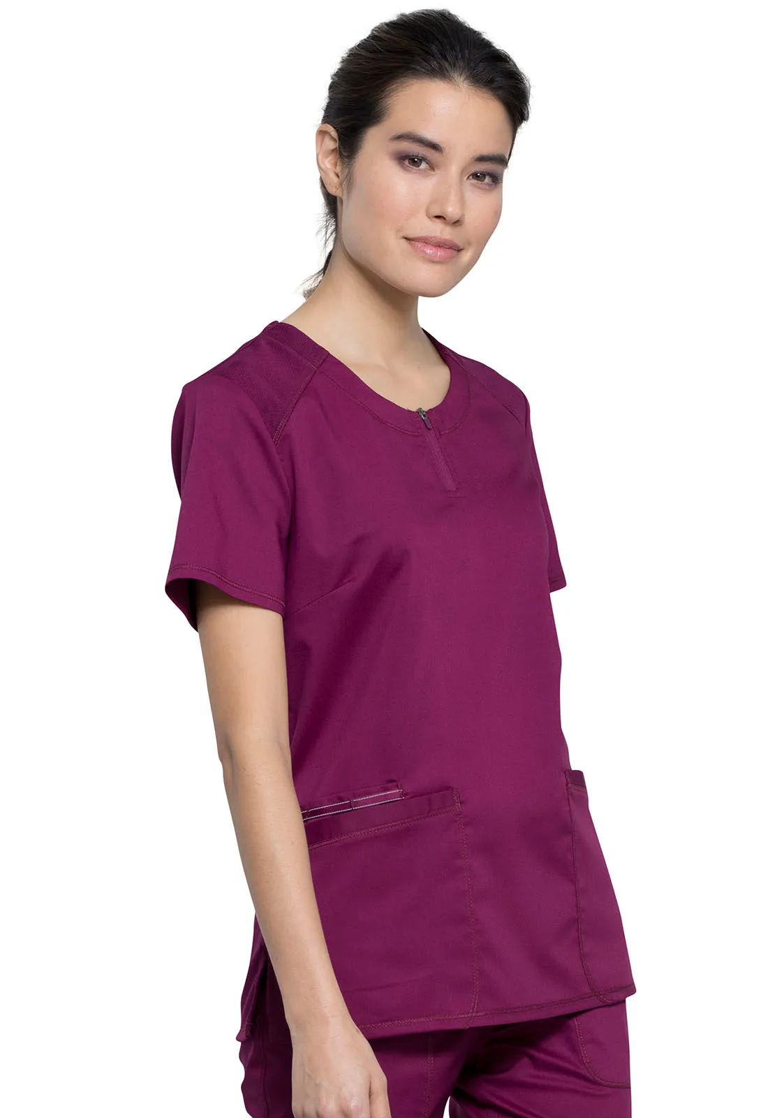 Revolution WW602 Round Neck Top Wine