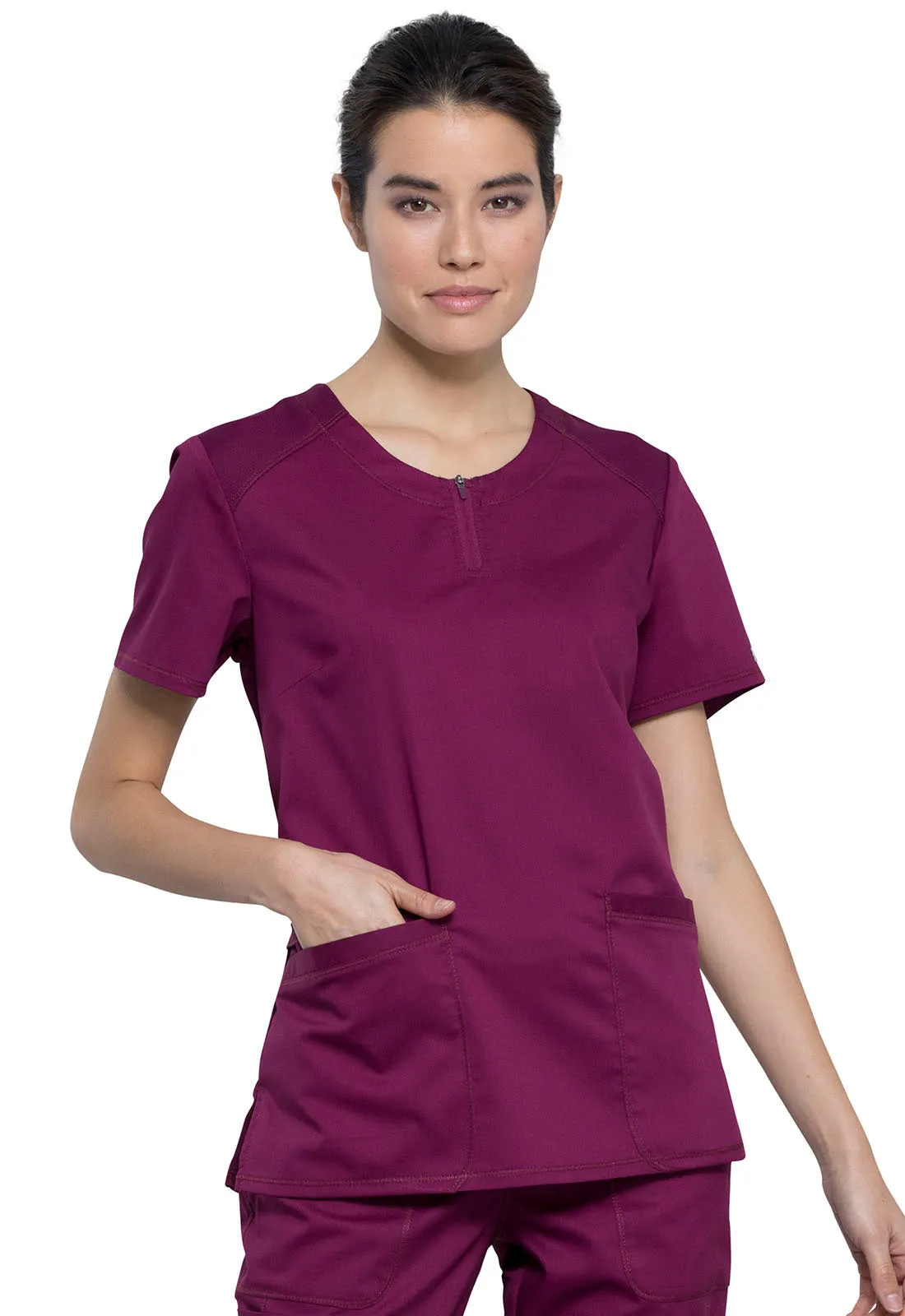 Revolution WW602 Round Neck Top Wine