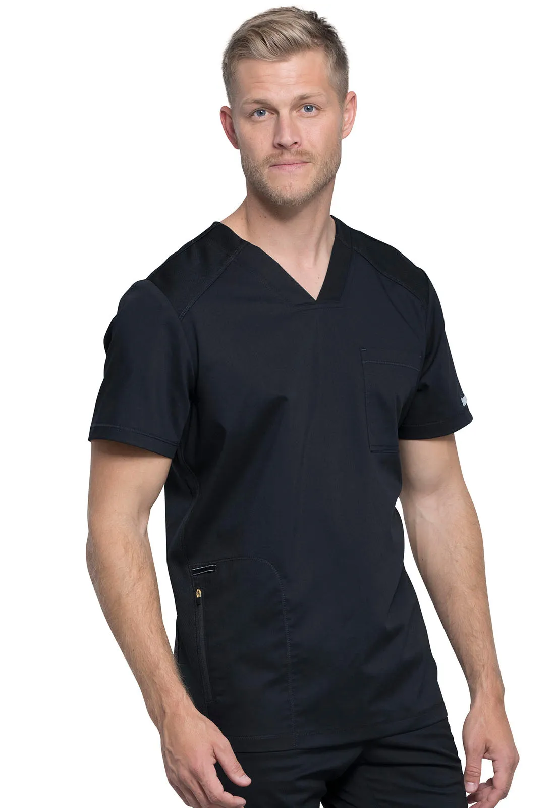 Revolution WW603 Men's V-Neck Top Black