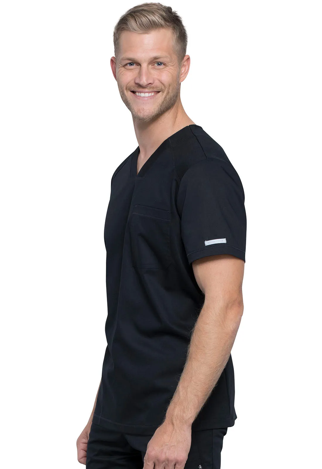 Revolution WW603 Men's V-Neck Top Black