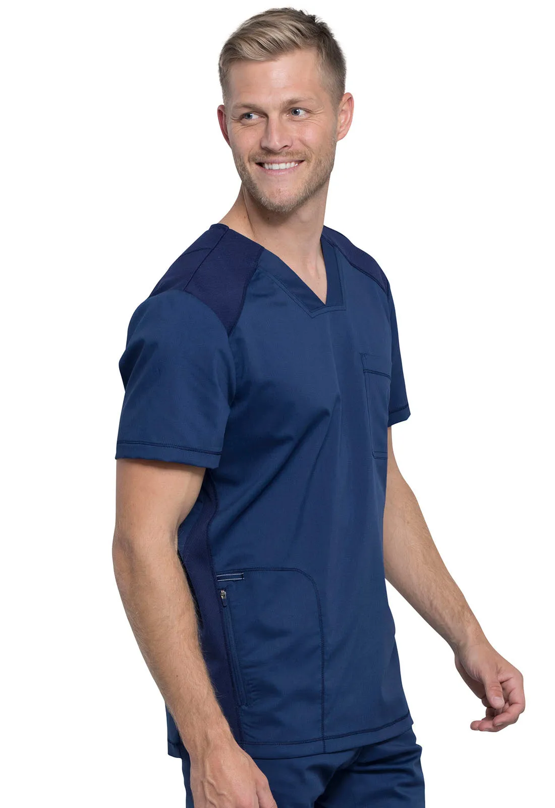 Revolution WW603 Men's V-Neck Top Navy