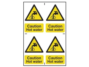 Scan Caution Hot Water - Pvc 200 X 300Mm