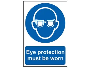 Scan Eye Protection Must Be Worn - Pvc 200 X 300Mm