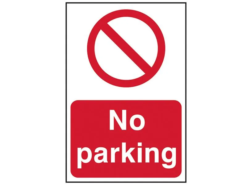 Scan No Parking - Pvc 200 X 300Mm