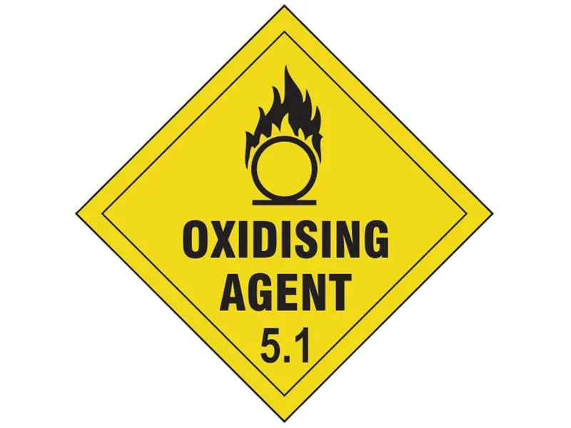 Scan Oxidising Agent 5.1 Sav - 100 X 100Mm