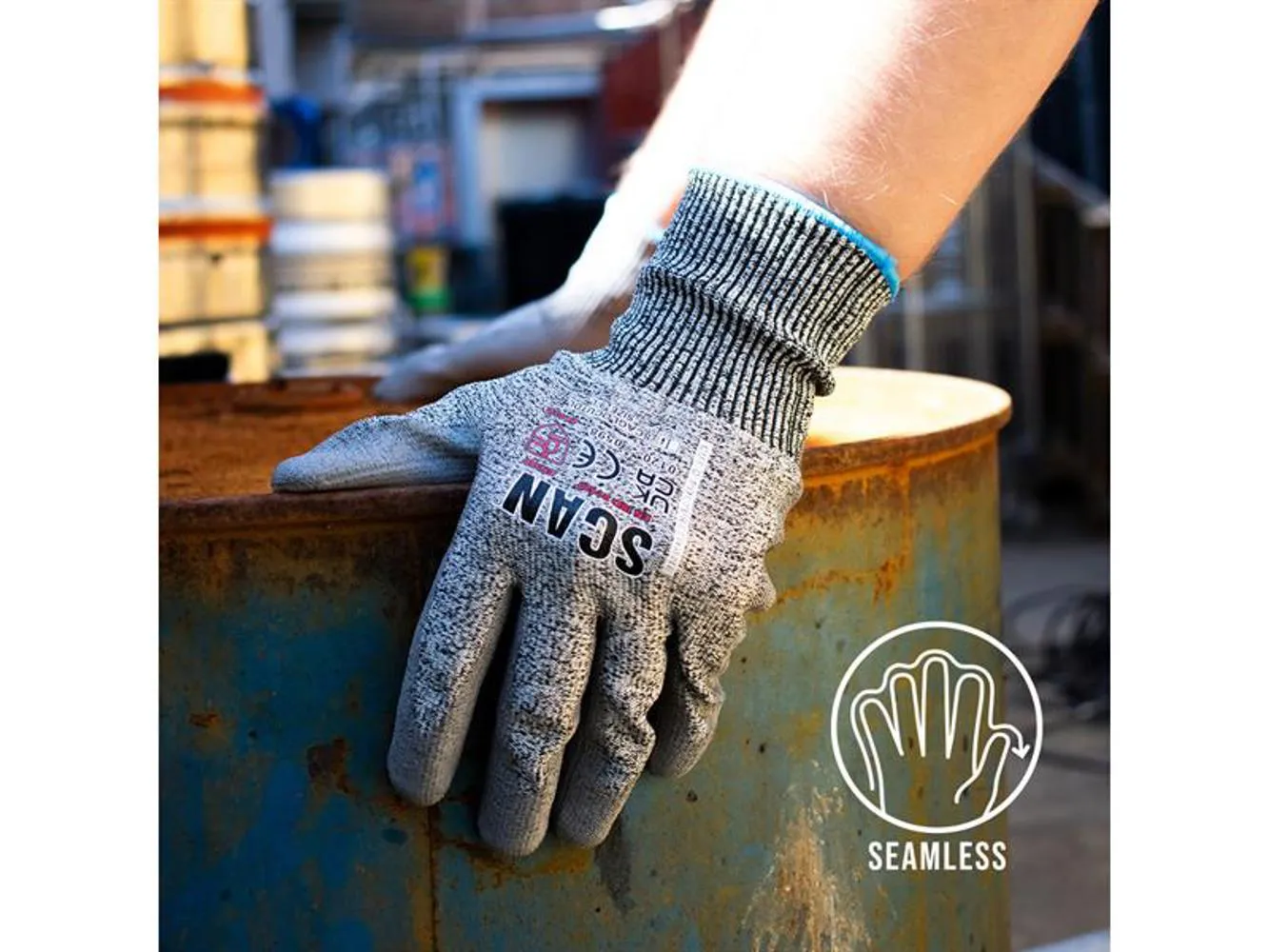 Scan Pu Palm Cut D Gloves - Xl (Size 10)
