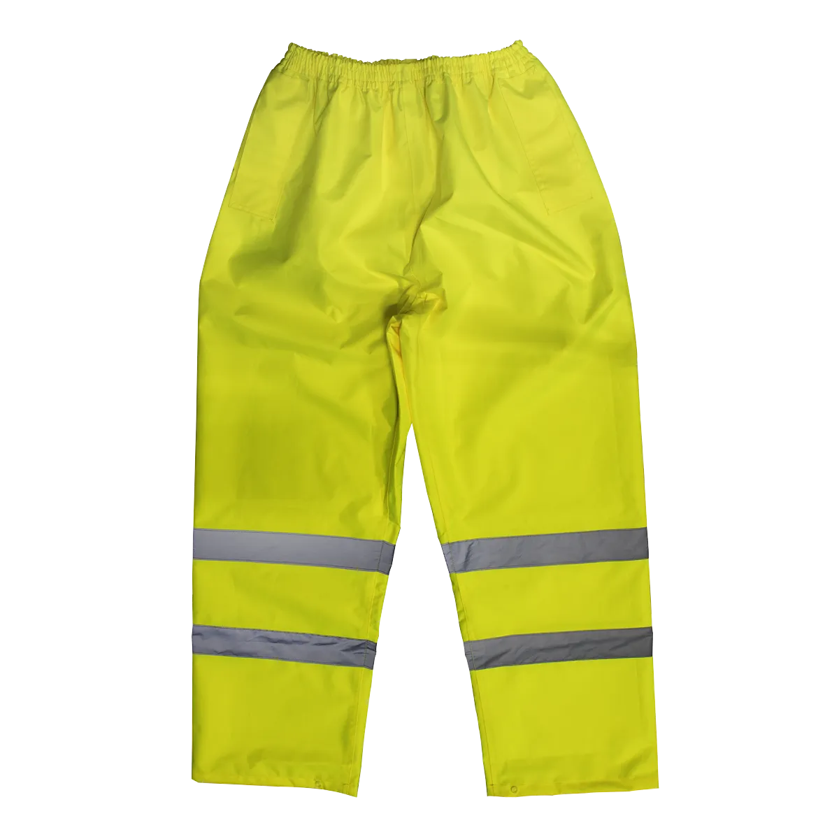 Sealey Hi-Vis Yellow Waterproof Trousers - Large