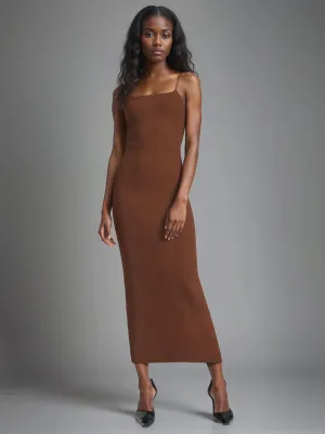 Sleeveless Maxi Rib Knit Dress