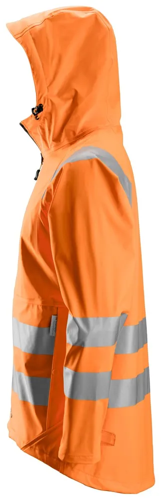 Snickers High-Vis PU Rain Jacket Class 3