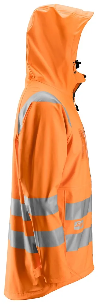 Snickers High-Vis PU Rain Jacket Class 3