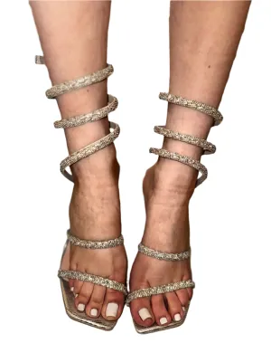 SPIRAL RHINESTONED BRAID STILETTO HEEL EDWELL-01