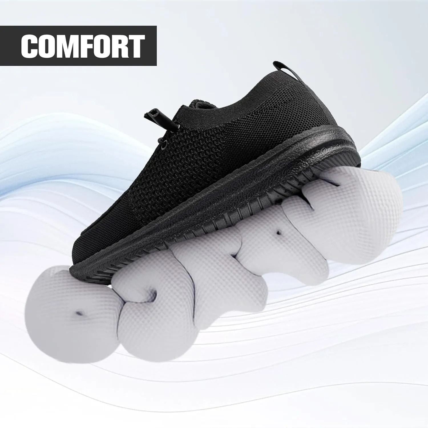 Steel Dudes - Lightweight Slip-On Steel Toe Shoes for Men – Comfortable Steel Toe Loafers for Lounging, Walking, and Everyday Wear