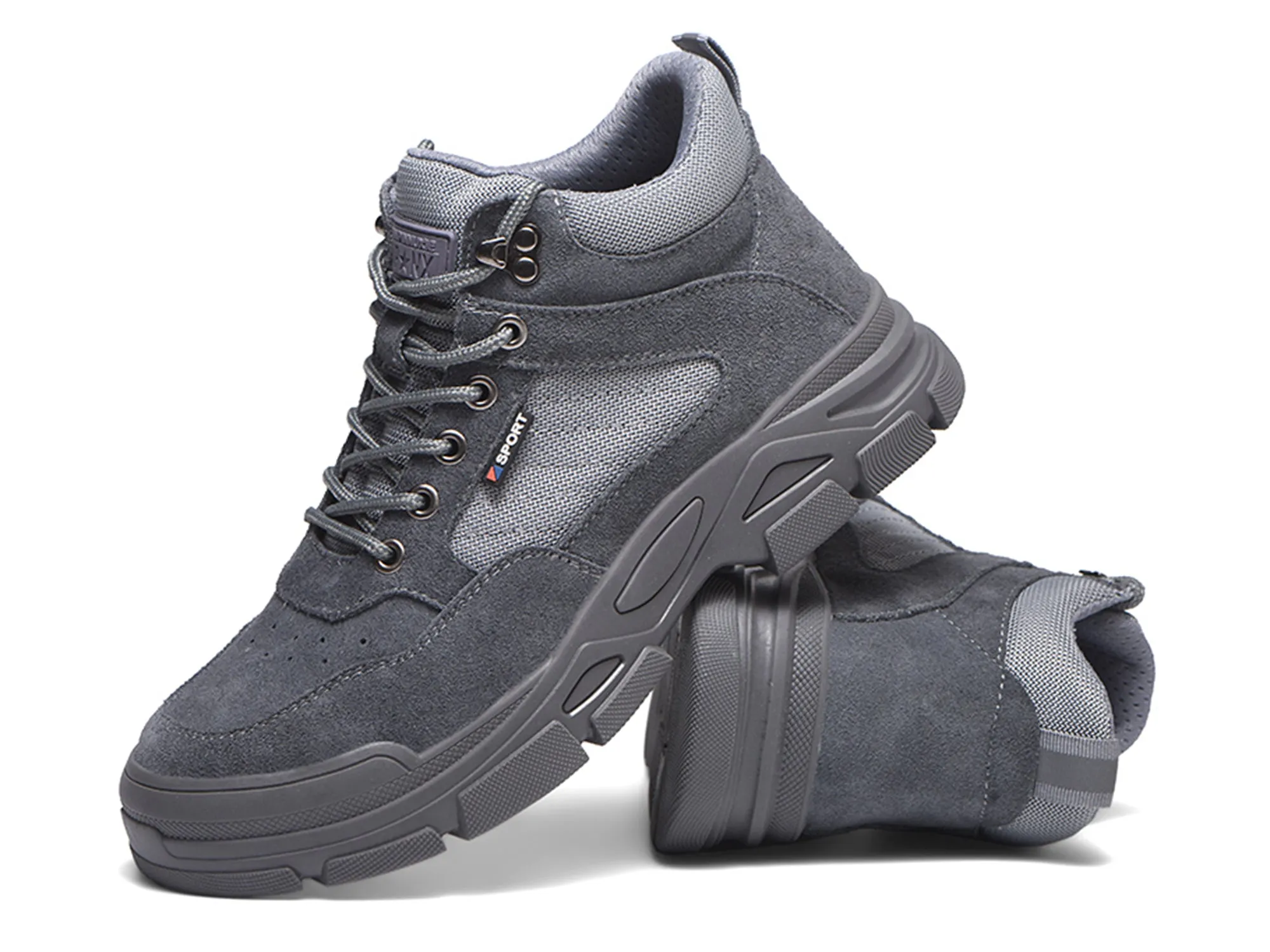 Steel Toe Shoes for Men Lightweight Safety Work Shoes Indestructible Industry & Construction Sneakers