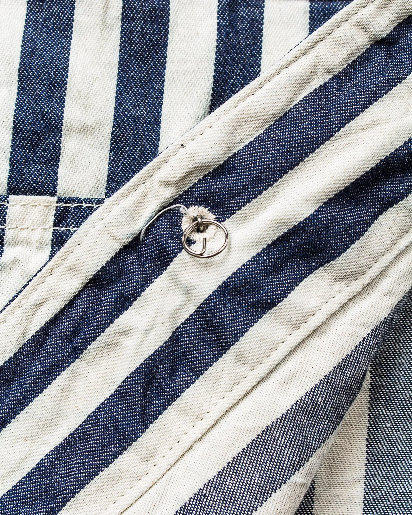 Sugar Cane & Co Headlight x Fiction Romance NOS 7oz 1/2" Indigo Stripe Work Coat
