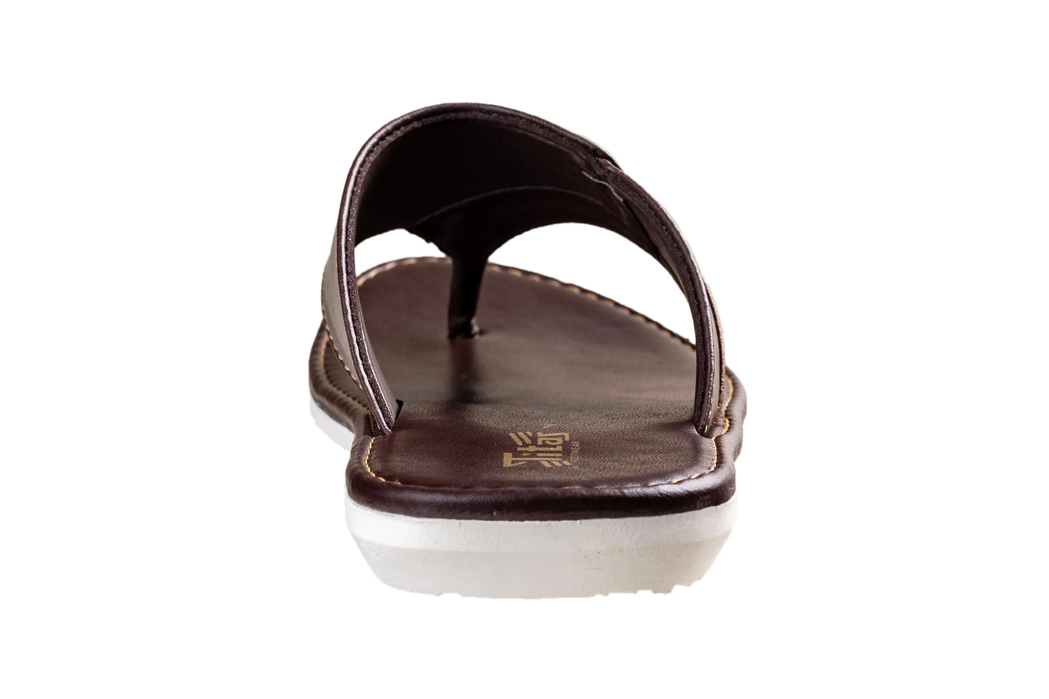 Titas Gents Brown / Tan Chappal