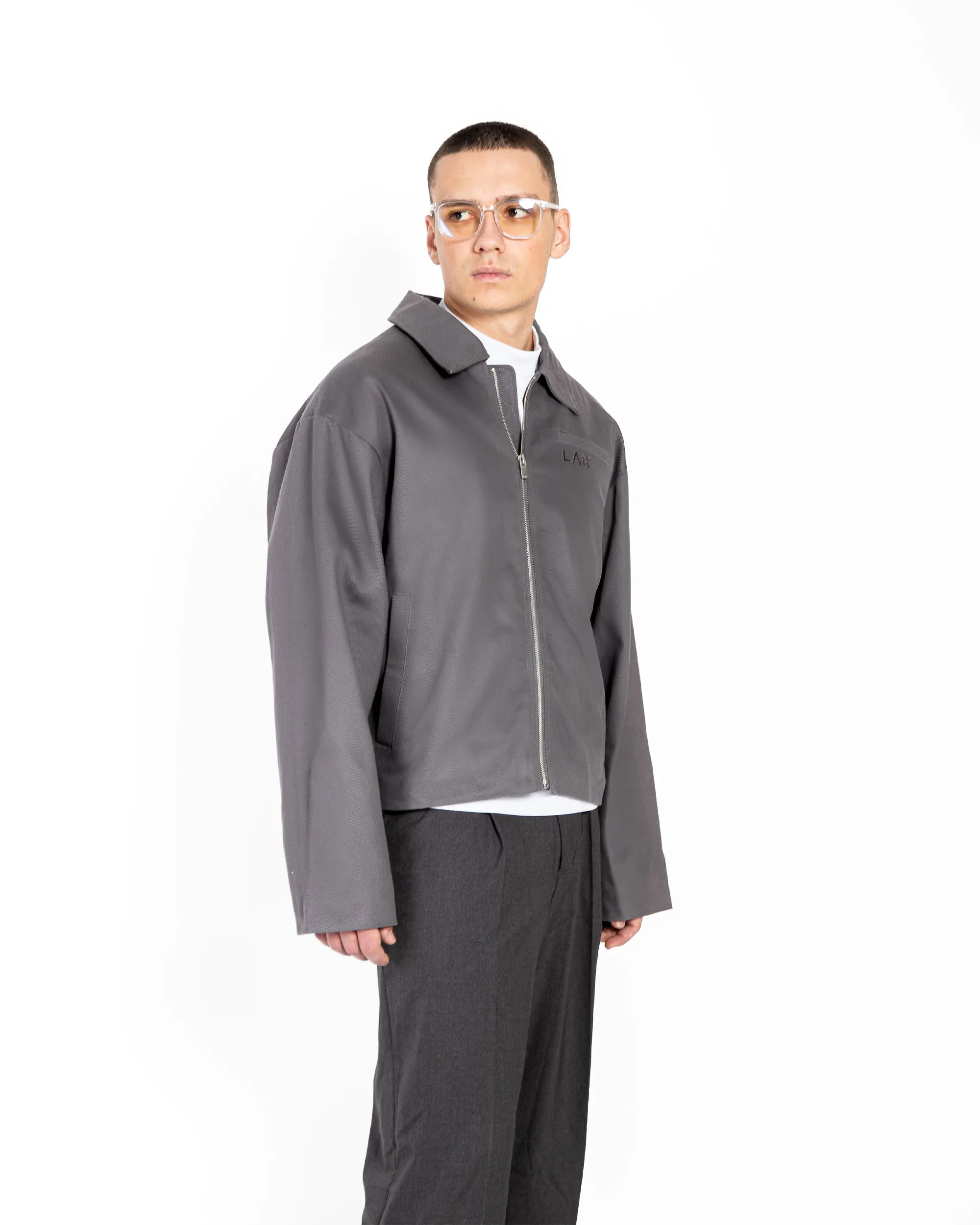 Twill Workwear Jacket Ash Grey