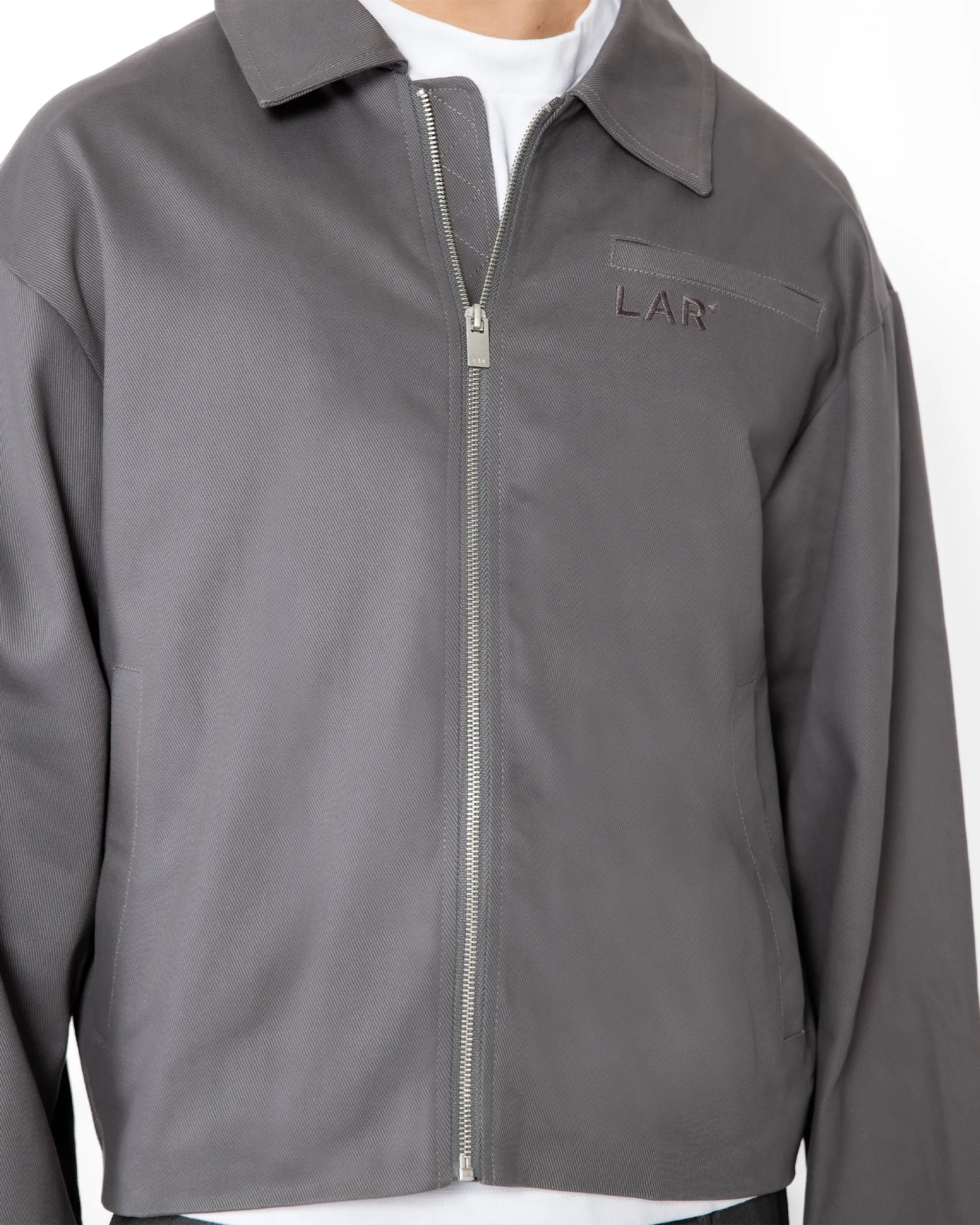 Twill Workwear Jacket Ash Grey
