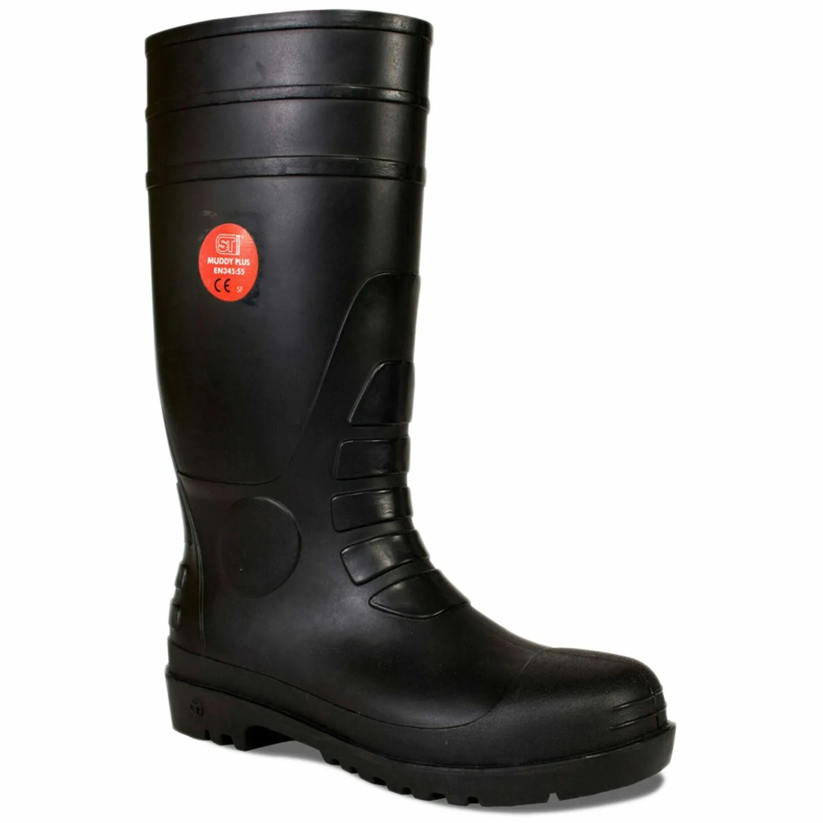 UNISEX STEEL TOE CAP WELLINGTONS SAFETY WATER PROOF WORK BOOTS ANTI SLIP WELLIES