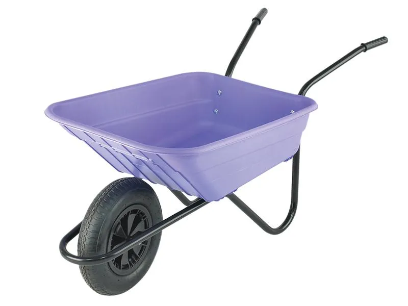Walsall 90L Lilac Polypropylene Wheelbarrows