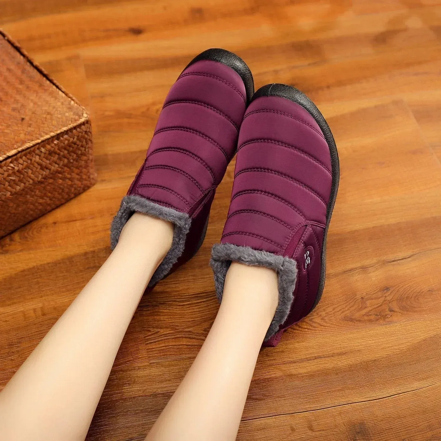 Warm, comfortable, stylish lined winter boots: the "Blina"