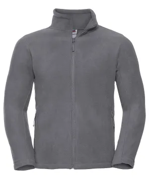 WORKWEAR SAMPLE SALE 2024 - 8700M Russell unisex Full Zip Fleece - Convoy Grey - Size Small