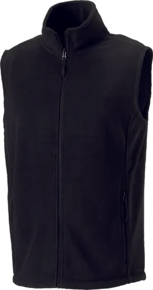 WORKWEAR SAMPLE SALE 2024 - 872M Russell Unisex Fit Fleece Gilet *discontinued range* - Black - Size XL